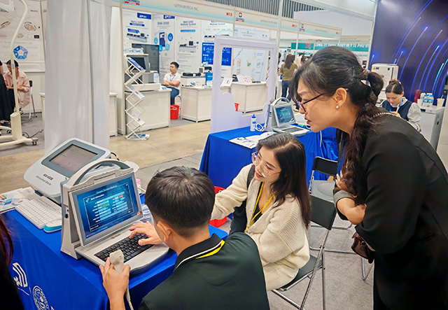 品源醫(yī)療攜便攜式超聲骨密度儀等產(chǎn)品亮相越南醫(yī)展,助力中越健康產(chǎn)業(yè)深化合作